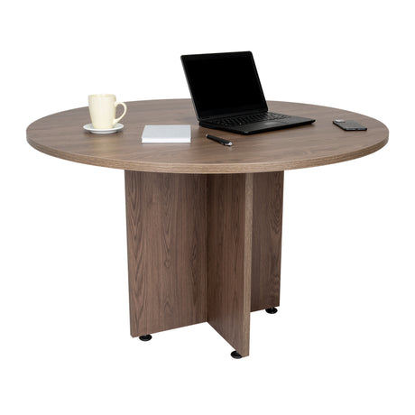 Mesa de Reunión Home Office Coñac 120x75cm sin Cajones - ESCRITORIOS | Bylmo