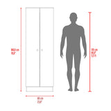 Closet Home Duna y Blanco 60x180cm con Dos Puertas