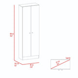 Closet Home Duna y Blanco 60x180cm con Dos Puertas