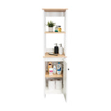 Optimizador de Baño Blanco 40x150.7cm sin Cajones y con Un Entrepaño - Muebles para Baño | Bylmo