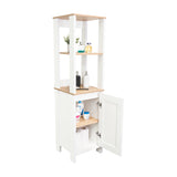 Optimizador de Baño Blanco 40x150.7cm sin Cajones y con Un Entrepaño - Muebles para Baño | Bylmo