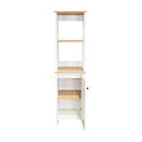 Optimizador de Baño Blanco 40x150.7cm sin Cajones y con Un Entrepaño - Muebles para Baño | Bylmo