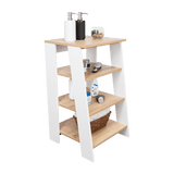 Optimizador de Baño BiColor Blanco 44x75.6cm sin Cajones y con Tres Entrepaños - Muebles para Baño | Bylmo