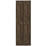 Closet Home Coñac y Blanco 60x180cm con Dos Puertas - CLOSETS | Bylmo