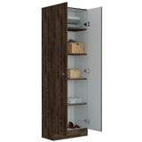 Closet Home Coñac y Blanco 60x180cm con Dos Puertas - CLOSETS | Bylmo