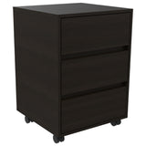 Cajonera Office Wengue 46.4x66cm De Tres Hileras con Tres Cajones - CAJONERAS Y COMODAS | Bylmo