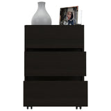 Cajonera Office Wengue 46.4x66cm De Tres Hileras con Tres Cajones - CAJONERAS Y COMODAS | Bylmo