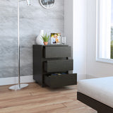 Cajonera Office Wengue 46.4x66cm De Tres Hileras con Tres Cajones - CAJONERAS Y COMODAS | Bylmo