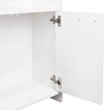 Biblioteca Lisa Plus Blanco 63x180cm Rectangular con Cinco Compartimientos y Tres Entrepaños - BIBLIOTECAS Y ESTANTERIAS | Bylmo