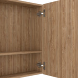 Gabinete de Baño Barcelona Miel 60x60cm Rectangular con Espejo y con Dos Puertas - GABINETES DE BANHO | Bylmo