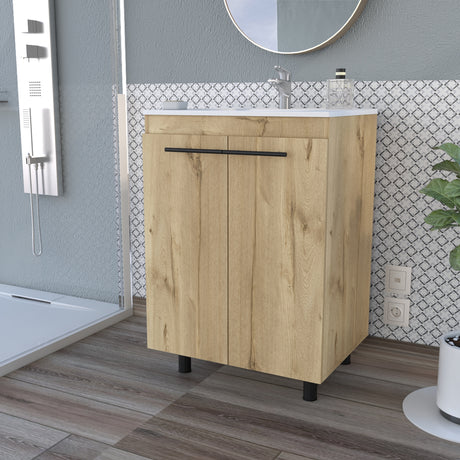 Mueble para Lavamanos Khari Duna 60.5x86.8cm con Un Entrepaño - MUEBLES PARA LAVAMANOS | Bylmo