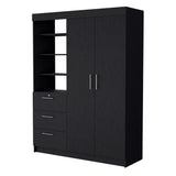 Armario para Ropa Kenya Wengue 150x200.75cm con Dos Puertas y con Tres Cajones - CLOSETS | Bylmo