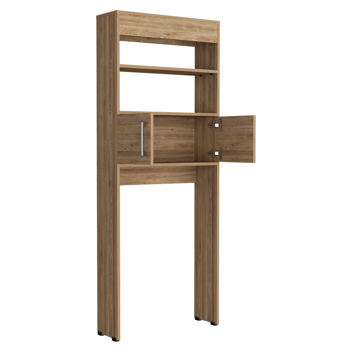 Ahorrador de Espacio para Baño Madrid Miel 62.4x160cm sin Cajones y con Un Entrepaño - OTROS MUEBLES PARA BANHO | Bylmo
