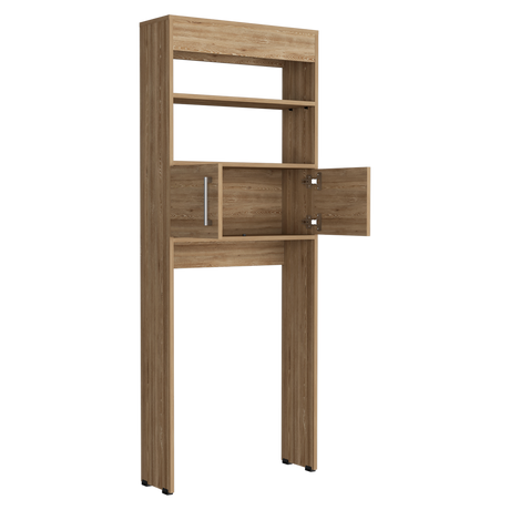 Ahorrador de Espacio para Baño Madrid Miel 62.4x160cm sin Cajones y con Un Entrepaño - OTROS MUEBLES PARA BANHO | Bylmo