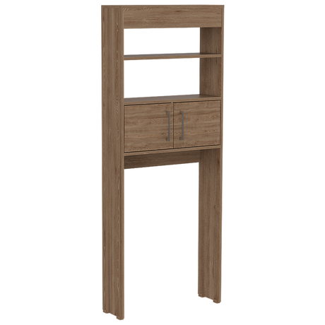 Ahorrador de Espacio para Baño Madrid Miel 62.4x160cm sin Cajones y con Un Entrepaño - OTROS MUEBLES PARA BANHO | Bylmo