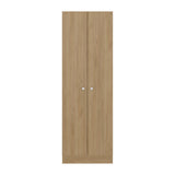 Alacena Duna y Wengue 60x180.6cm sin Cajones y con Dos Puertas - ALACENAS Y MUEBLES MICROONDAS | Bylmo