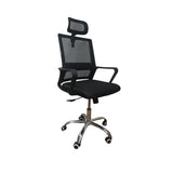Silla Gerencial Brooklyn Negro 50x107 cm Ergonómica - SILLAS DE OFICINA | Bylmo