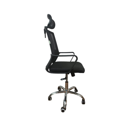 Silla Gerencial Brooklyn Negro 50x107 cm Ergonómica - SILLAS DE OFICINA | Bylmo