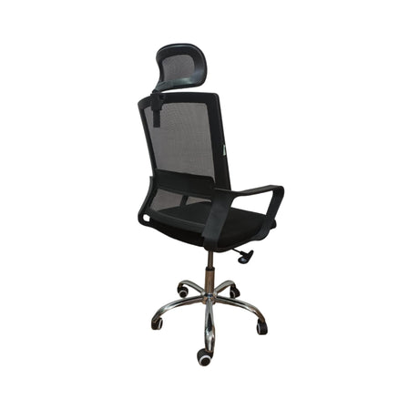Silla Gerencial Brooklyn Negro 50x107 cm Ergonómica - SILLAS DE OFICINA | Bylmo
