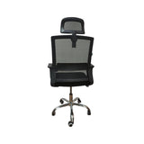 Silla Gerencial Brooklyn Negro 50x107 cm Ergonómica - SILLAS DE OFICINA | Bylmo
