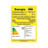 Estufa de Empotrar Challenger Plateado 76x0.1cm Para Gas Natural con Cinco Quemadores - ESTUFAS DE EMPORTRAR Y CUBIERTAS | Bylmo