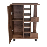 Bar Andorra Bellota 60x82cm con Un Cajón y con Seis Portabotellas - Bares | Bylmo