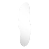 Espejo de Pared Blue Plateado 150x60cm Asimetrico sin Marco