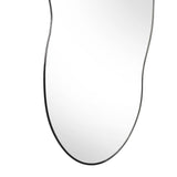 Espejo de Pared Blue Plateado 150x60cm Asimetrico sin Marco