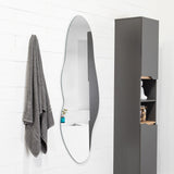 Espejo de Pared Blue Plateado 150x60cm Asimetrico sin Marco - Espejos Decorativos | Bylmo