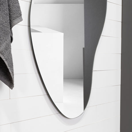 Espejo de Pared Blue Plateado 150x60cm Asimetrico sin Marco - Espejos Decorativos | Bylmo