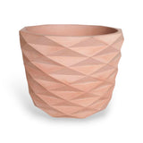 Matera de mesa Carlota Palo de Rosa 19x15cm de Cemento Circular de 4.3 Litros - Jardineria | Bylmo