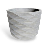 Matera de mesa Carlota Petty Gris 15x13cm de Cemento Circular de 2.3 Litros - Jardineria | Bylmo