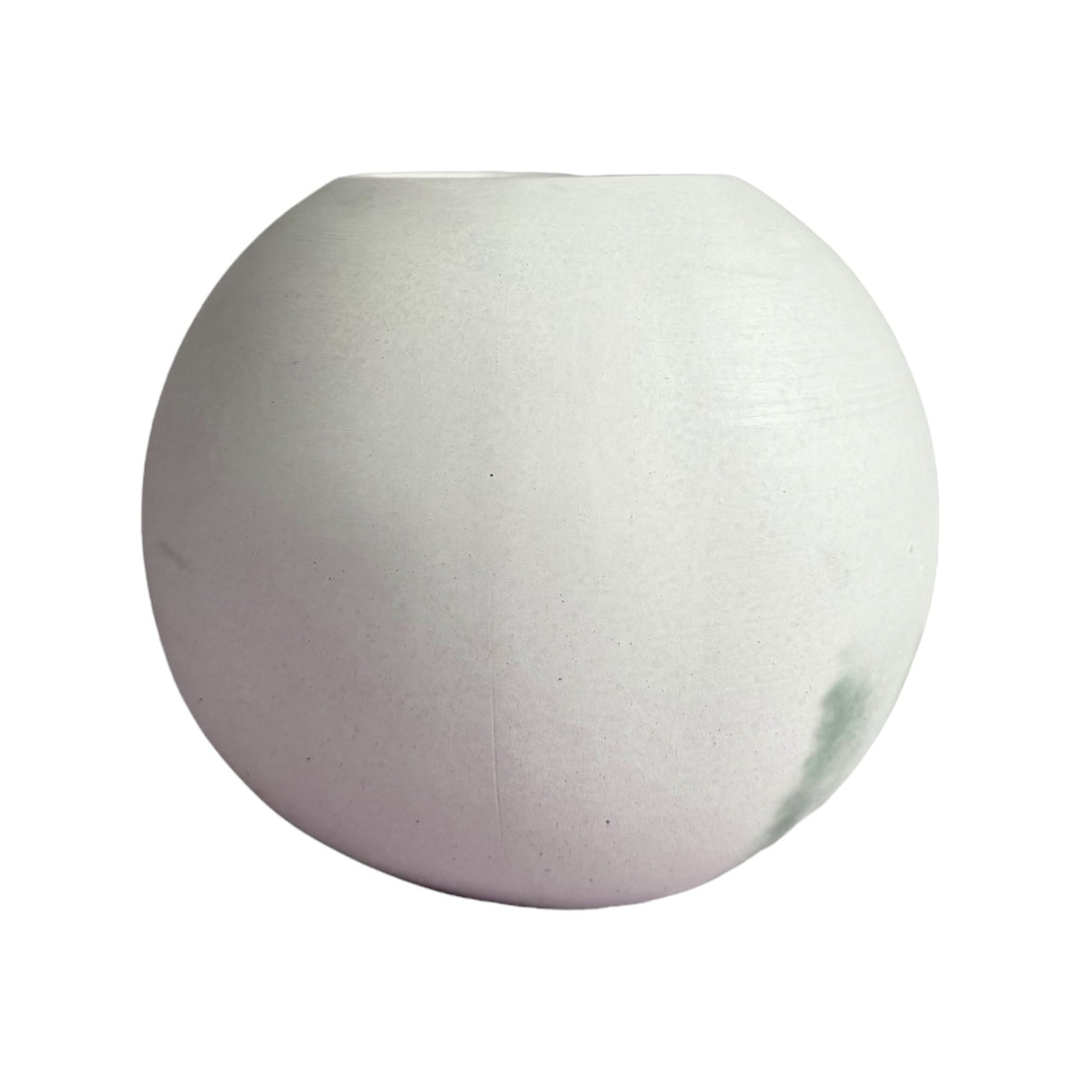 Matera de mesa Luna Mármol Negro 12x12cm de Cemento Circular de 1.4 Litros - Jardineria | Bylmo