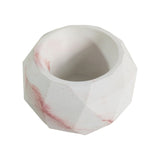 Matera de mesa Laia Mármol Rosa 7x8cm de Cemento Circular de 0.3 Litros - Jardineria | Bylmo