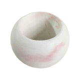 Matera de mesa Luna Mármol Rosa 6x7cm de Cemento Circular de 0.2 Litros - Jardineria | Bylmo