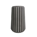 Florero Adamaris Gris Oscuro 7x15cm de 0.37 Litros con Acabado Mate - Jardineria | Bylmo