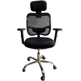 Silla Gerencial Redentor Pro Negro 47x113cm Reclinable con Soporte Lumbar y Apoya Cabezas - SILLAS DE OFICINA | Bylmo