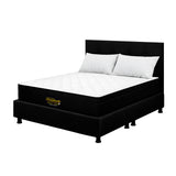 Combo Colchón y Base Cama Versalles Negro King 200 X 200 Cm Medio Firme Ortopedico e Hipoalergénico - Combos Habitacion | Bylmo