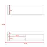 Panel de TV Classic Caramelo 138x135cm Para TV Hasta 60 Pulgadas sin Cajones - Muebles de TV | Bylmo