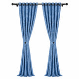Cortina Jacquard Azul Celeste 280x200cm de Figuras