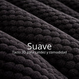 Cobija Negro 230x190cm Fondo Entero Muy Suave