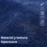 Cojín de TV Azul 45x48cm Triangular Fondo Entero