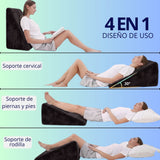 Cojín de TV Negro 45x48cm Triangular Fondo Entero
