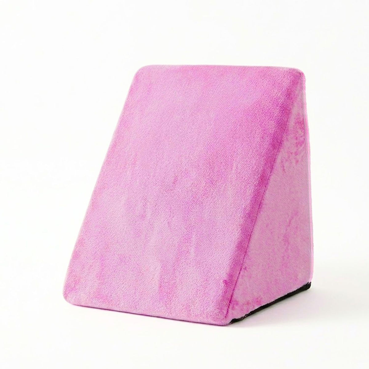 Cojín de TV Rosado 45x48cm Triangular Fondo Entero