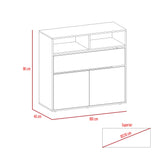 Cómoda Sleep Duna y Blanco 100x96cm de Tres Hileras con Un Cajón - CAJONERAS Y COMODAS | Bylmo