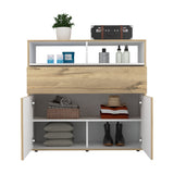 Cómoda Sleep Duna y Blanco 100x96cm de Tres Hileras con Un Cajón - CAJONERAS Y COMODAS | Bylmo