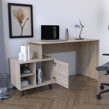 Escritorio Leira 151.5x75.6 Ceniza 5 años Garantía MDP Moderno - Escritorios | Bylmo