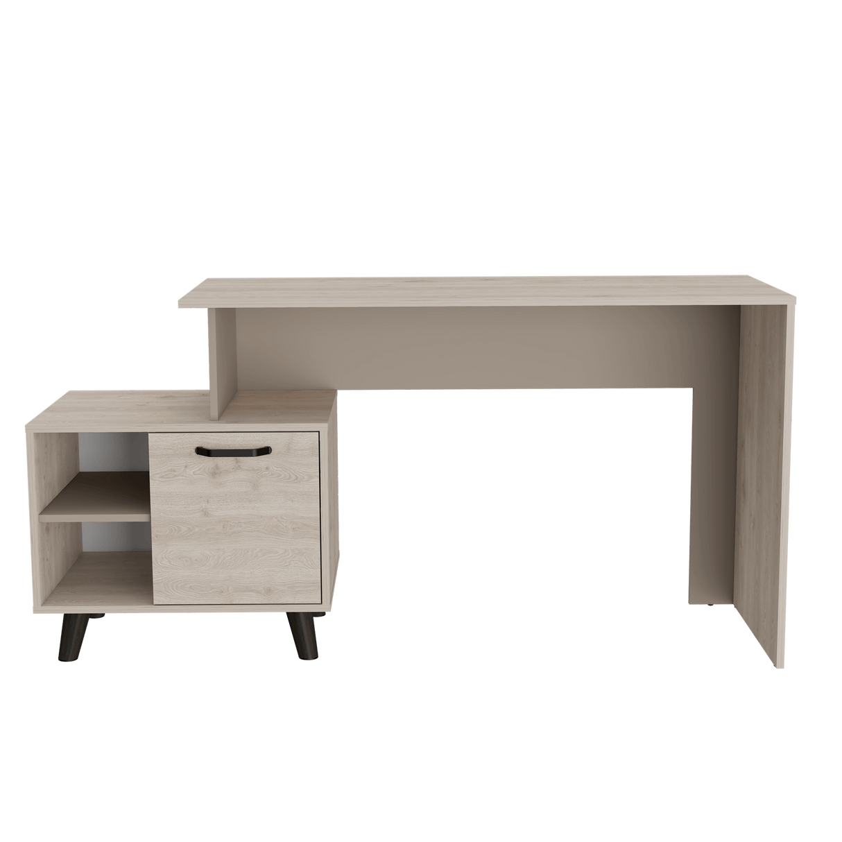 Escritorio Leira 151.5x75.6 Ceniza 5 años Garantía MDP Moderno - Escritorios | Bylmo