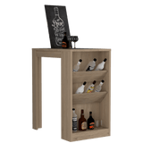Mesa Bar Syrah Con Entrepaños Inclinados 58x91 Cm Color Rovere Moderna - Bares | Bylmo