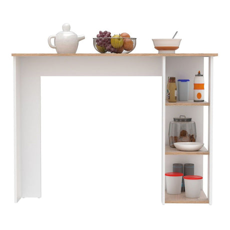 Barra de Cocina Dan 20.9x90.1cm Rovere con 3 Entrepaños - Barras y Muebles Auxiliares | Bylmo